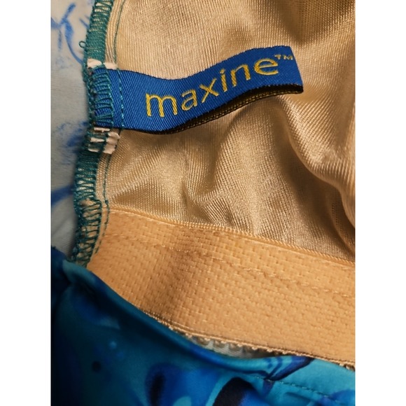 Maxine Womens Plus Size 18 Swimsuit One Piece Skirted Floral - Picture 4 of 4